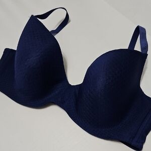 Izod Navy Molded T-Shirt Bra - Smooth Seam Design Size 42DD